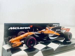 【送料無料】1/43 Minichamps McLaren Honda マクラーレン ホンダ MCL32 #2 S.Vandoorne バンドーン Monaco GP 2017