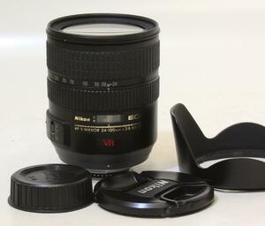 ★1円～！ Nikon (ニコン) AF-S VR Zoom Nikkor ED 24-120mm F3.5-5.6G IF-ED ★品質保証付(qe24-3-07)