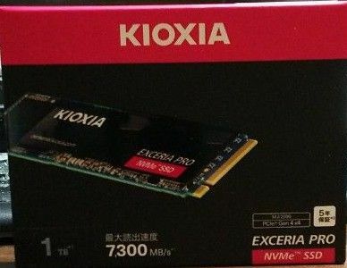 【新品・未開封】KIOXIA EXERIA PRO M.2NVMe SSD 1TB SSD-CK1.0N4P/J