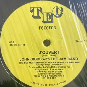 John Gibbs With The Jam Band / Asphalt Jungle J'Ouvert / Freakin' Time Steel Pan Dubby Disco Caribbian 2012 reissue