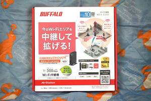 BUFFALO バッファロー 11n 300Mbps Wi-Fi中継機 AirStation WEX-G300 中古完動美品