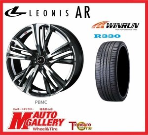 郡山店★ラスト1SET！！★サマータイヤホイールSET★レオニス AR 7.0J 18インチ 5H114+55&ウィンラン R330 215/45R18★ノア、ヴォクシーetc