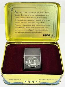 ◇ ZIPPO ジッポー 60th Anniversary 1932-1992 メンズ 喫煙具 オイルライター 箱 未使用品
