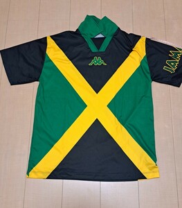 超レアKappaジャマイカ代表レプリカ練習着　トレーニング用 プラクティスシャツ サッカー ゲームシャツ