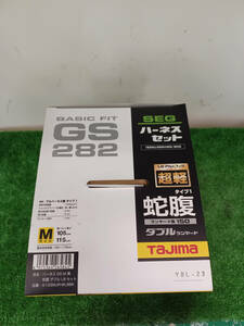 【未使用品】Tajima タジマ 新規格 墜落制止用器具 ハーネスGS M黒 蛇腹 ダブルL8セット A1GSMJR-WL8BK ハンドツール/ITUJ9SNUKLH1