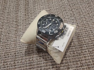 ☆美品☆SEIKO セイコー V175-0AD0 プロスペックス ダイバーズ クロノグラフ SS ソーラー メンズ腕時計