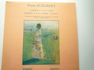 SZ34 仏Musidisc盤LP シューベルト/交響曲6、8番 ヴァント/ケルン・ギュルツェニヒSO