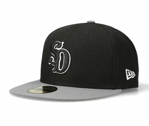 Standard California/スタンダード カリフォルニア NEW ERA × SD 59Fifty Logo Cap Black×gray ベースボールキャップ 野球帽 ニューエラ 