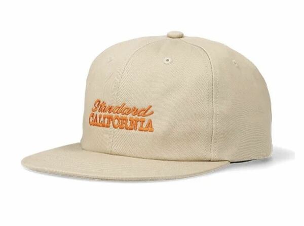 Standard California/スタンダード カリフォルニア SD Twill Logo Cap beige ツイル ベースボールキャップ 野球帽