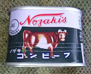 川商フーズ「ノザキのコンビーフ」枕缶 レトロ 歴史資料 巻き取り鍵