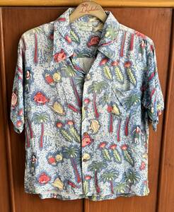 1950s Vintage гавайская рубашка Royal Hawaiian утиль S/M?