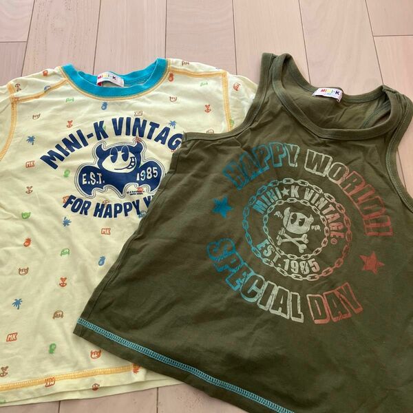 MINI-K 2枚セット　Tシャツ　　タンクトップ