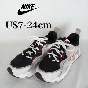 MK6990*NIKE*ナイキ*レディーススニーカー*US7-24cm*黒・グレー