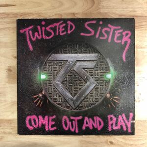 LP 初回ギミックジャケ 両面MASTERDISK刻印 TWISTED SISTER/COME OUT AND PLAY[US ORIG:初年度'85年SPECIALTY PRESS:インナー・スリーヴ付]