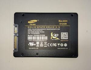 ［中古］KimMiDi TB900 SSD 512GB 512GB 動作品 
