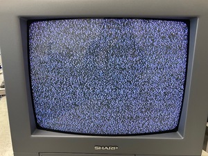 シャープ カラーテレビ VT-14GH10 ブラウン管テレビ ビデオ内蔵型 リモコン付