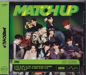 即決(246PR)【INI / MATCH UP (GREEN Ver.)(通常盤)】帯付/美品