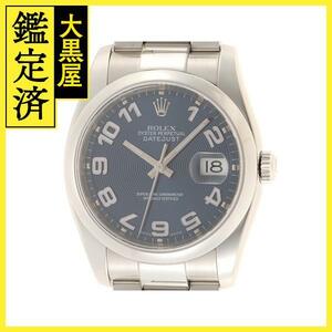 D номер 2006 год стандартный товар Rolex наручные часы Date Just 36 116200 голубой концентрический Arabia циферблат устрица самозаводящиеся часы [472]SJ