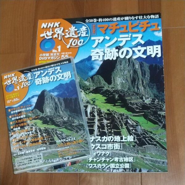 【DVD付き】NHK世界遺産100 空中都市マチュピチュ アンデス奇跡の文明 