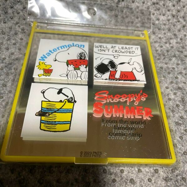 スヌーピー コンパクトミラー ★アメリカンサマー★ 新品 SNOOPY