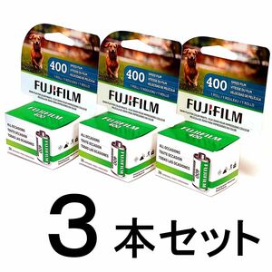 FUJIFILM 400-36枚撮【3本】富士フイルム カラーネガフィルム ISO感度400 135/35mm SPEED 新品