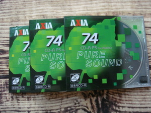 AXIA* Axia ^,,. music for CD-R*PURE SOUND*74*3 sheets (ACD-R PS 74A)_.,,^[ unused goods ]