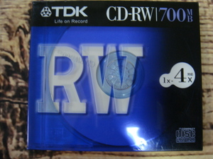 TDK^,,.CD-RW/700MB(1×-4ⅹ対応)CD-RW80S_.,,^「未使用品」