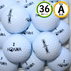 Aランク 36個 D1 2022年モデル 良品 ホンマ ホワイト HONMA ロストボール ゴルフボール 送料無料 snt