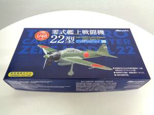 ジャンク品　マルシン　金属製キットモデル　1/48　零式艦上戦闘機　22型　Marushin