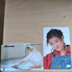  Nakamori Akina телефонная карточка 2 листов 