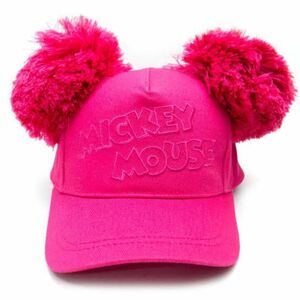ディズニー 限定 Disney ロゴ ミッキー 帽子 キャップ ポンポン ピンク