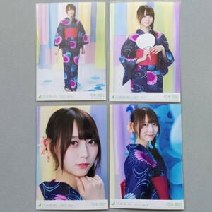 乃木坂46 弓木奈於 2021 July 生写真 4枚セット