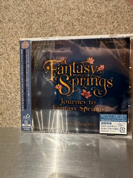 ディズニー　シー　ファンタジースプリングス　CD ミュージックアルバム　初回