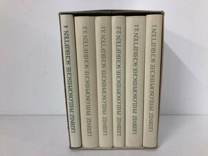 ▼　【計6冊 ゴットフリート・ライプニッツ哲学著作集 形而上学/神学など フランス語・ドイツ語 G…】073-02406