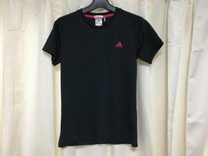 美品！adidas☆アディダス climalite☆ドライTシャツ サイズOT UVケア　送料スマートレター180円