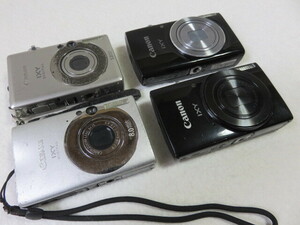 ［4台まとめて］Canon　キャノン デジタルカメラ IXY（イクシー） 190・120・55・201S デジカメ/現状品 