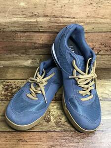 HX083jiroGIRO Ran bruRUMBLE VR крепления обувь серый голубой EU40 SPD * потертость, загрязнения 