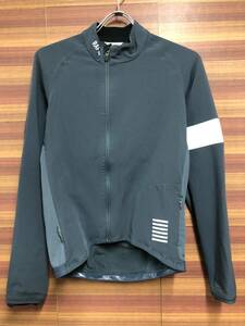 HT983 ラファ Rapha PRO TEAM JACKET グレー M 裏起毛 ※汚れ