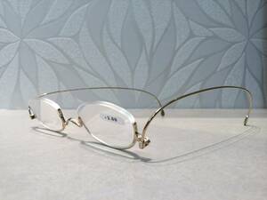 【新品】Paper glass ペーパーグラス 老眼鏡 +2.00 ゴールドカラー☆未使用