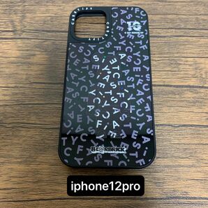 iphone12pro ケース　iphoneケース　 スマホケース　カバー ブラック　ベアブリック　クマ　casetify