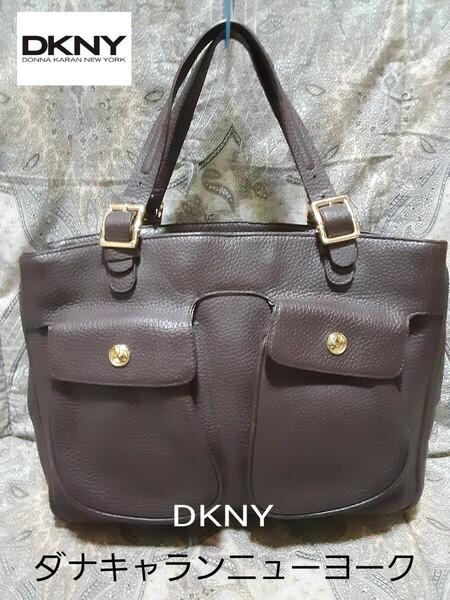 ダナキャランニューヨーク DKNY 本革/ハンドバッグ