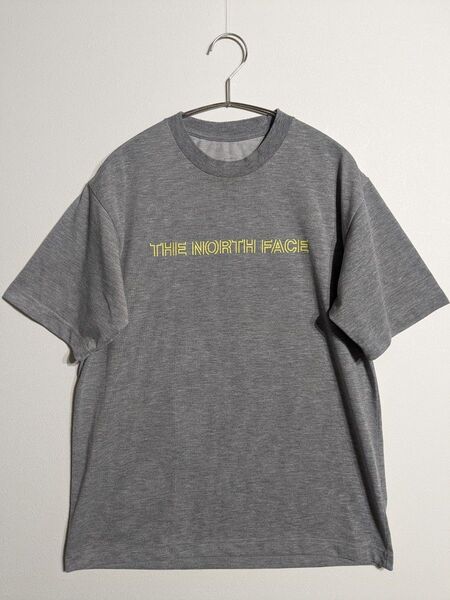 ■大人気 ノースフェイス プリント ロゴ Tシャツ メンズ Mサイズ ミックスグレー系 NT31904Z 限定 希少 レア 古着