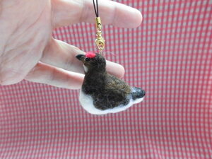* wool felt bird hand made *. bird. strap 