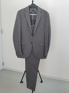  Edifice EDIFICE on/off combined use . summer setup medium gray jacket & pants set M size USED beautiful goods 