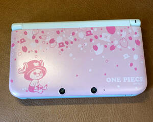【Nintendo 3DSLL】ニンテンドー 3DS LL アンリミテッドワンピース チョッパー ピンク 本体　