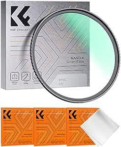 K&F Concept 77mm MCUVフィルター レンズ保護フィルター 高透過率 18層コーティング 紫外線カット 光学ガラス