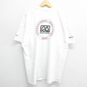 XL/古着 半袖 ビンテージ Tシャツ メンズ 90s ロードアメリカ The New Dodge コットン クルーネック 白 ホワイト 23aug04 中古 2OF