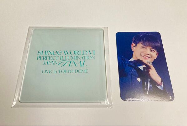 SHINee WORLD VI 先着特典アクリルコースター&ミンホ トレカ