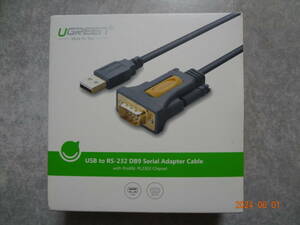 UGREEN USB to RS-232 DB9 Serial Adapter Cable RS-232 USB conversion cable 