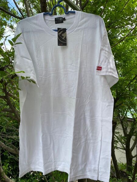 ☆再出品☆ガッチャ☆GOTCHAメンズ半袖Tシャツ薄軽柔綿100%真っ白♪やや透け感あり!LLサイズ③※価格交渉不可!